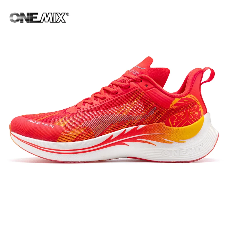 ONEMIX 2023 Summer Autumn Running Shoes for Men Lightweight Design Quickly-dry Marathon Shock Absorption Support Male Sneakers
