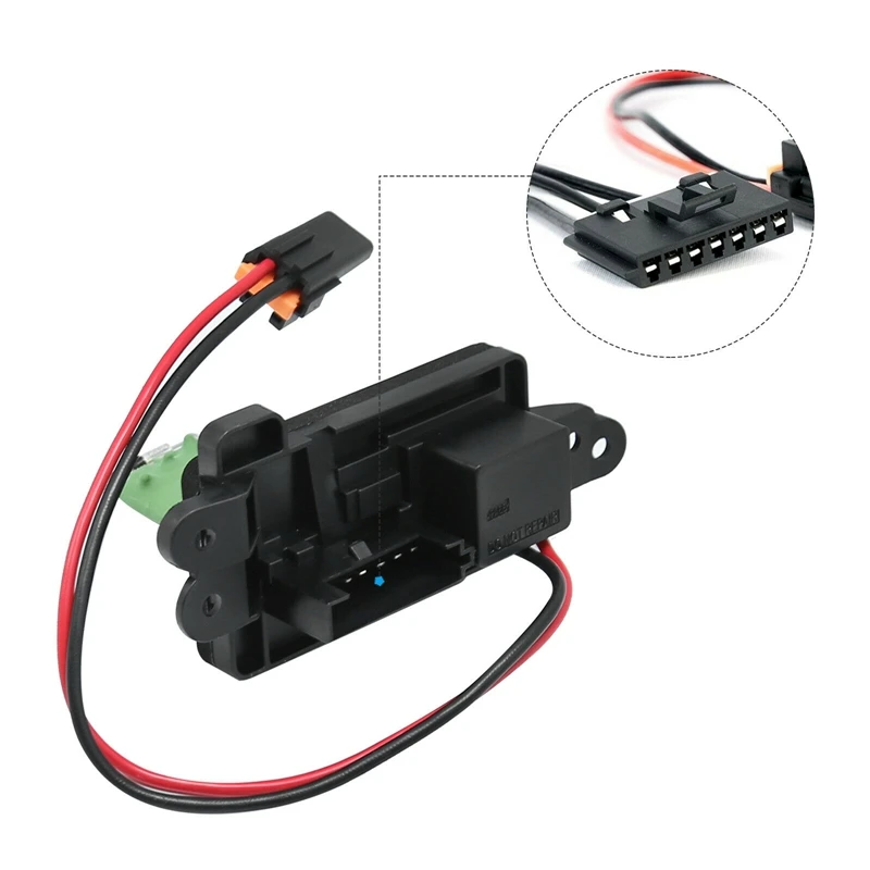 Резистор вентилятора двигателя HVAC для Chevrolet Trailblazer 2002-2006 гг. 89019100 15862656