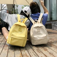 2022 fashion women backpack soft pu leather brand school bag luxury teenager laptop travel mochilas