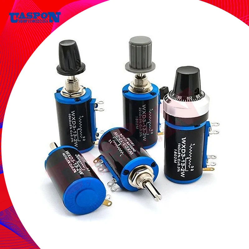 

1 шт. WXD3-12-1W 100 220 470 1 K 2K2 3K3 4K7 10K 22K 33K 47K Ohm 100R 220R 470R 2,2 K 3,3 K 4,7 K WXD3-12 1 Вт потенциометр + 1 ручка