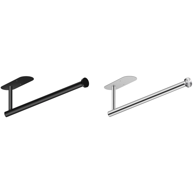 

Paper Towel Holder Under Cabinet Paper Towel Rack Stainless Steel Wall Mount Towel Paper Holder For Kitchen, Bathroom