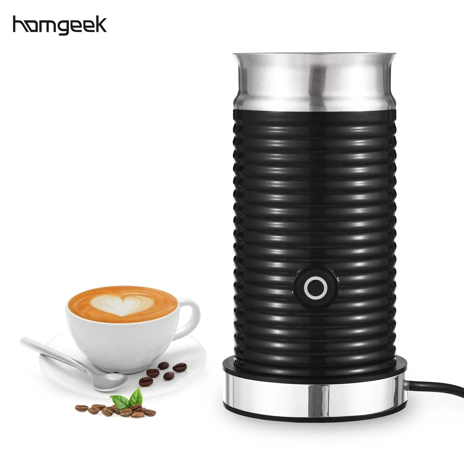 

Milk Frother 120ml Household Portable Blender Milk Foamer 550W 240ml Milk Heater Egg Beater Kitchen Utensils Coffee Mixer