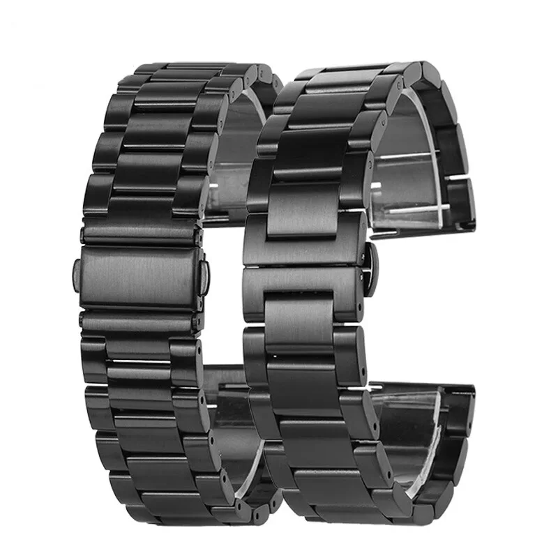 Черный/серебристый ремешок 20 мм 22 для Timex Expedition Series часов T49905 T49963 мужской из