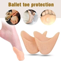 1pair silicone dancers fitness toe set protection sleeve super soft ballet shoe covers toes protector