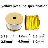 10X yellow PVC tube pvc pipe PVC sleeve for wire marking machine cable ID printer electronic lettering machine Free shipping