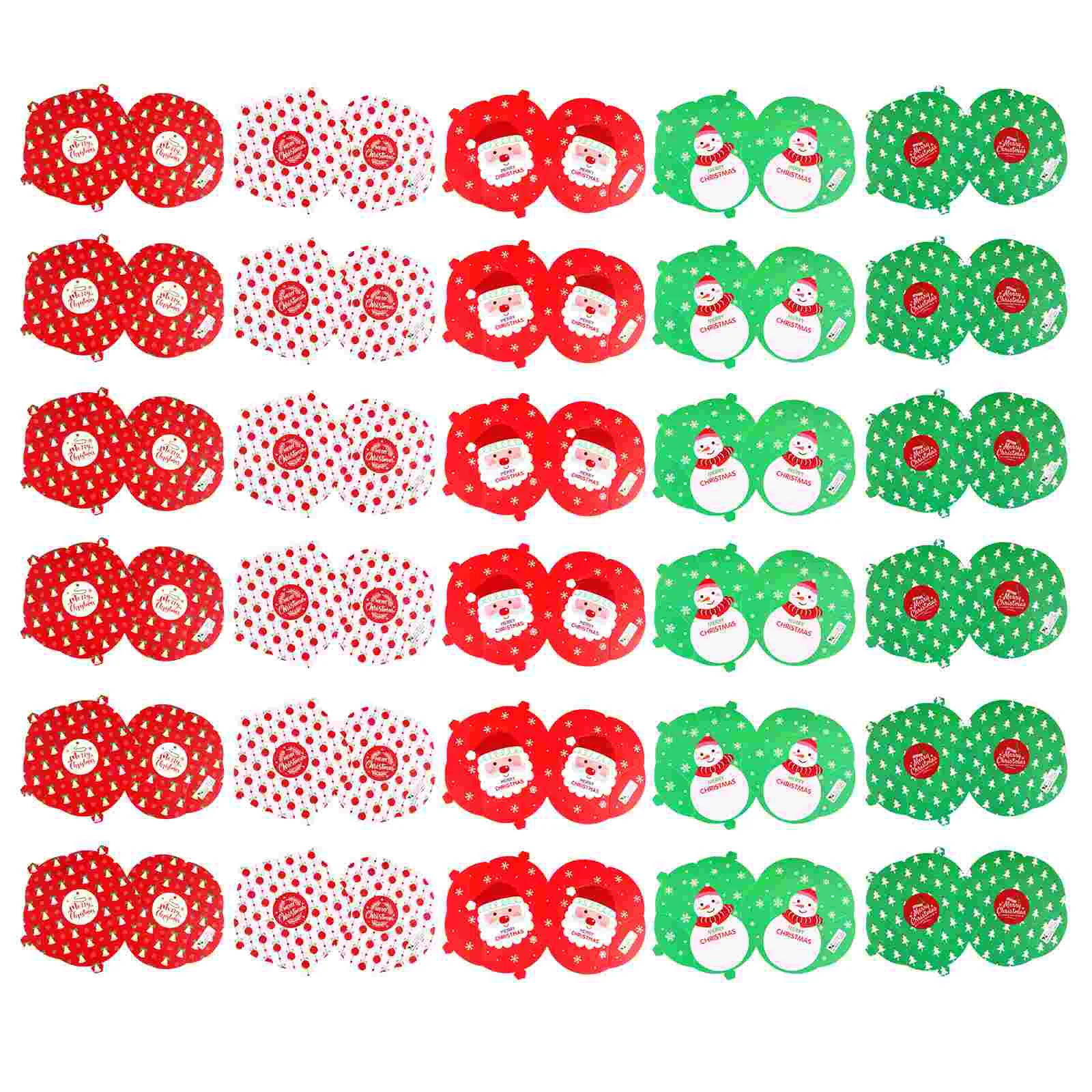 

Christmas Box Candy Boxes Gift Xmassmall Bags Packing Favor Party Decorations Cookie Paper Glittering Wrapping