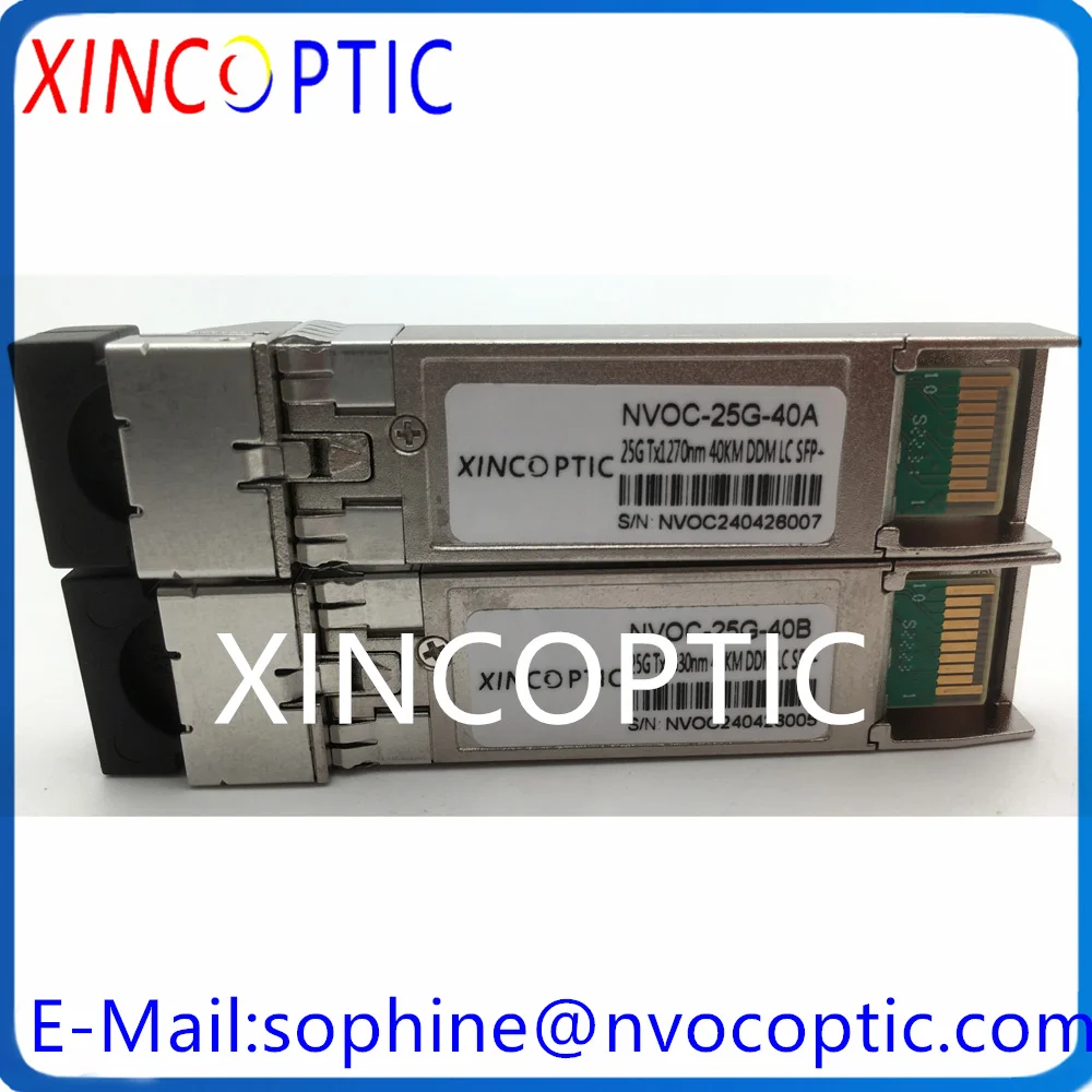 25G SFP28 + SMF одномодовый волоконный модуль BIDI SFP Simplex B-i-направленных LC 1270/1330nm 40KM DDM