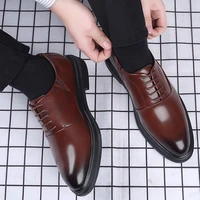 leather shoes mens breathable black soft leather soft bottom man business formal wear casual shoes wedding shoes zapatos hombre
