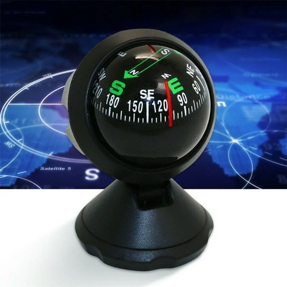 

Hiking Travel Mini Camping Navigation Ball Dashboard Car Mount Car Compass