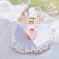 pet clothing maid vest harness dress cute maid dress for small dog cat summer clotehs