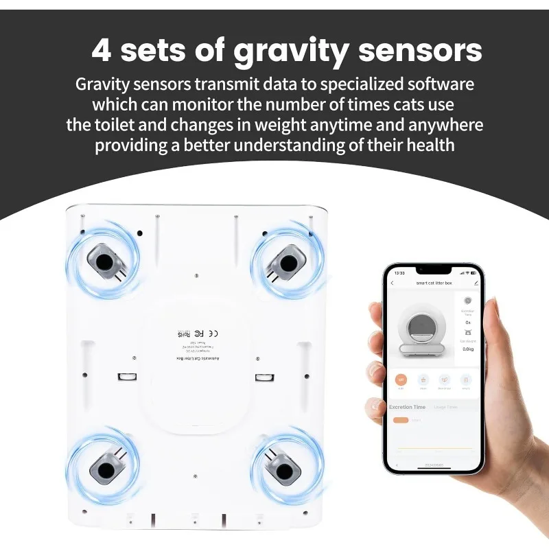 Контейнер для кошачьего туалета автоматическое устройство самоочистки контроль