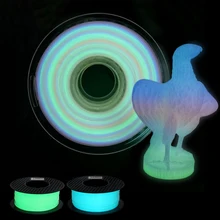 Glow In The Dark Pla Filament 3D Printer Sublimatie Noctilucent Plastic Materiaal Voor 3D Afdrukken Noctilucous Regenboog Groen Blauw