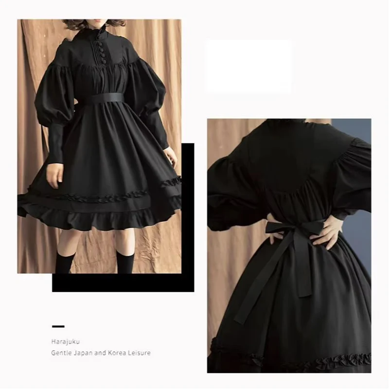 Викторианский средневековый ретро готический карнавальный костюм японской