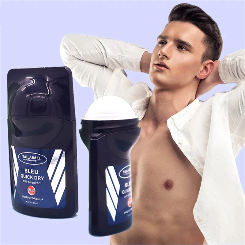 

Men's Antiperspirant Deodorant Body Crystal Underarm Deodorant Body Care Deodorant Refreshing and Fragrant Underarm 50ml