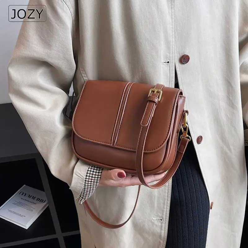 

JOZY Saddle Crossbody Bags For Women Hobo 2022 Winter Trends Handbags And Purses The Latest Small Leather Shoulder Bag Luxury