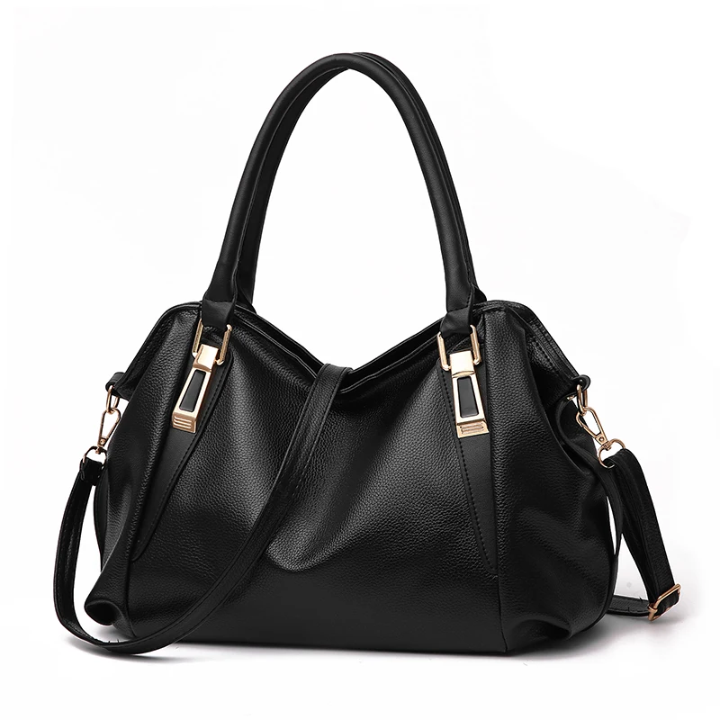 

Women Bag Handbag 2022 Summer New Style Tote Over Shoulder Crossbody Leather Big Brand Black Brown Casual Designer Female Bolsas
