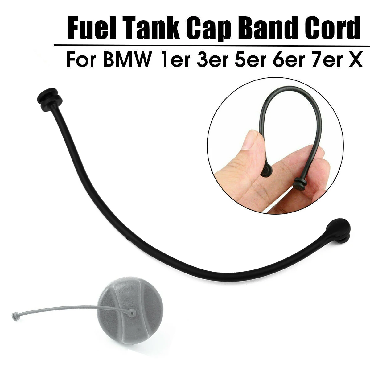 

Fuel Tank Cap Cable Wire For BMW 1 Series E81 E82 E87 E88 3 Series E46 E90 E91 E92 E93 E39 E60 E61 E63 E64 X3 X5 X6 16117193372