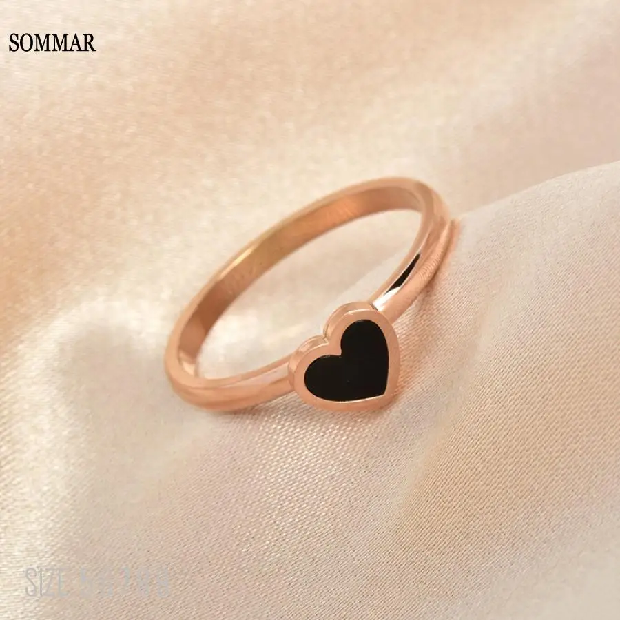 SOMMAR подарок на день рождения позолоченные Размеры 6 7 8 женские кольца для женщин