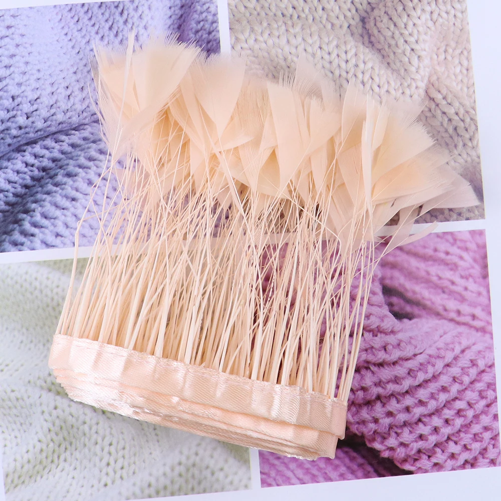 2Yard Natural Tear Flat Head Turkey Feathers Trim 8-10CM dyed Plumes Making Clothing edge DIY Crafts Jewelry Feather Decoration |