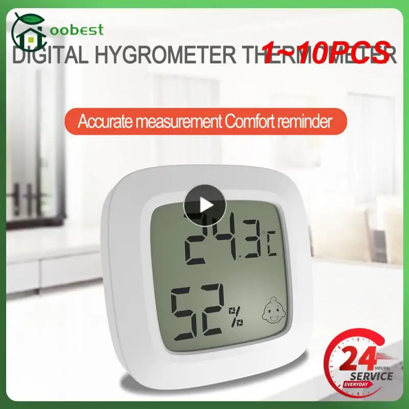 

Цифровой термометр-гигрометр с ЖК-дисплеем, 1-10 шт.