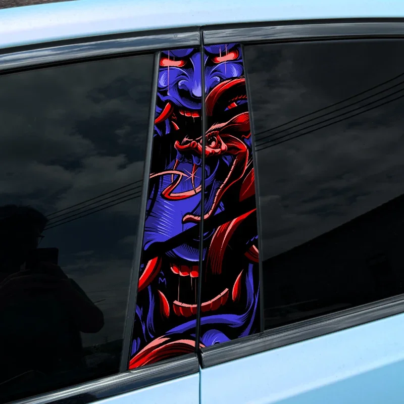 1 шт. JDM Prajna автомобильные наклейки автомобильная Татуировка B столб