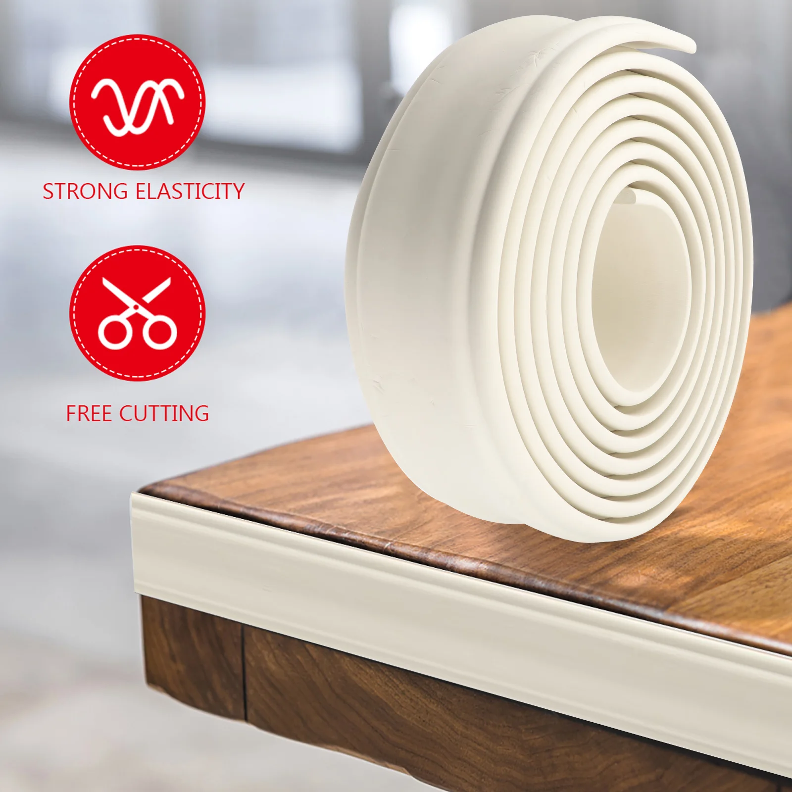 5 м/рулон 3D водонепроницаемая настенная граница самоклеящаяся плинтусная линия