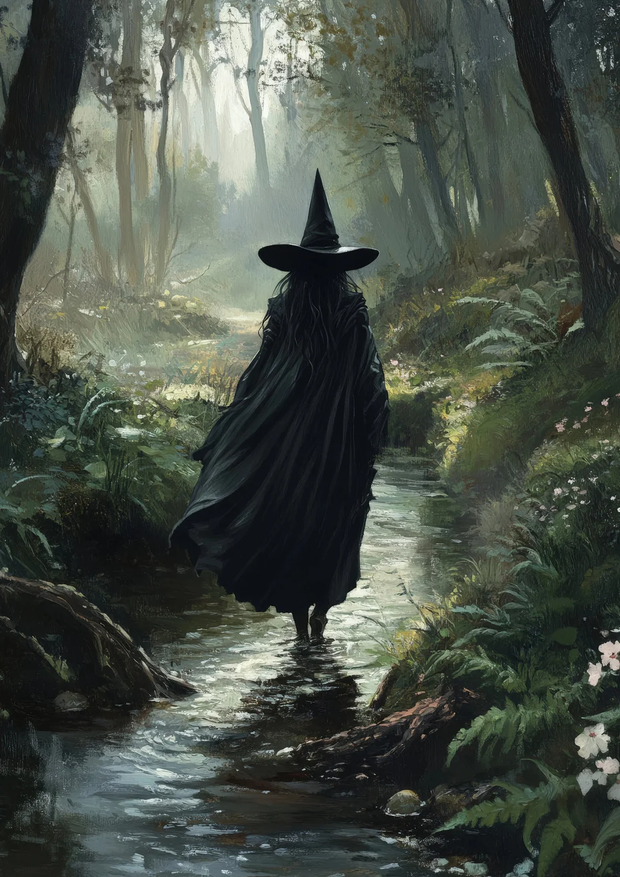 

Печать на холсте "Ведьма Темная Академия"