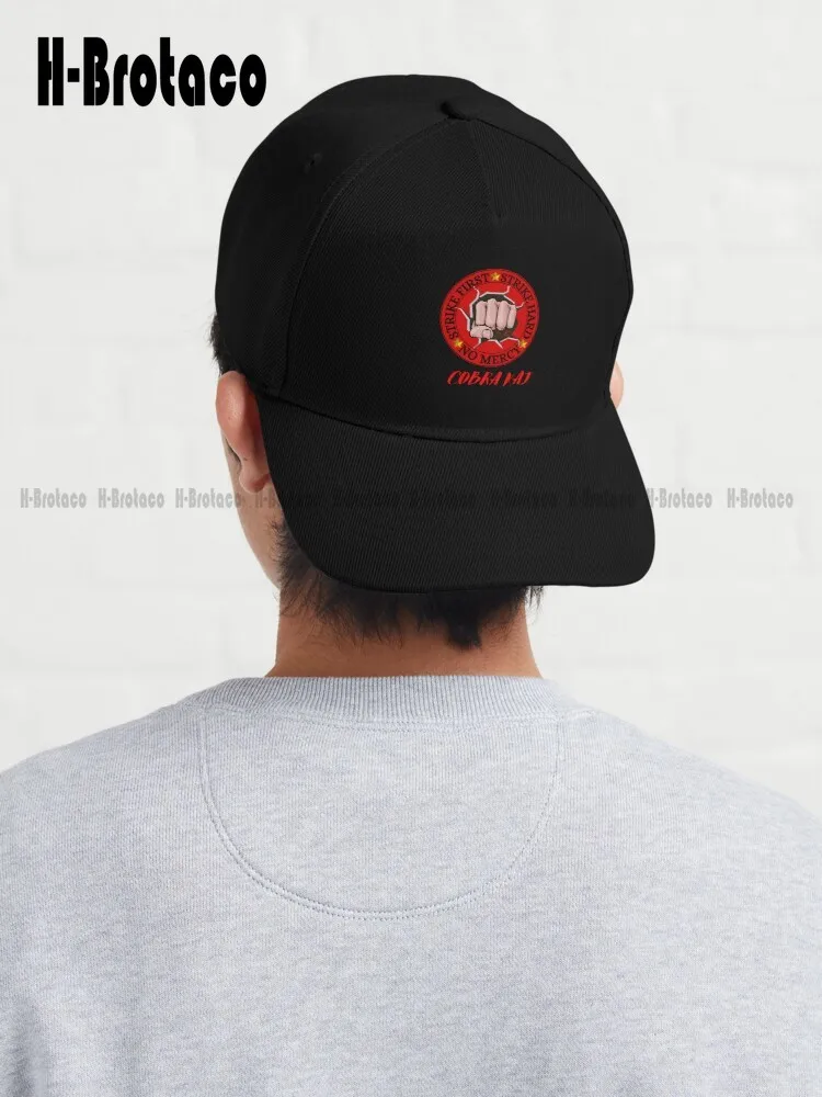 

Cobra Kai Hawk-Hawk Cobra Kai Karate Kid Cobra Kai Dad Hat Baby Baseball Cap Denim Color Street Skateboard Custom Gift Sun Hats