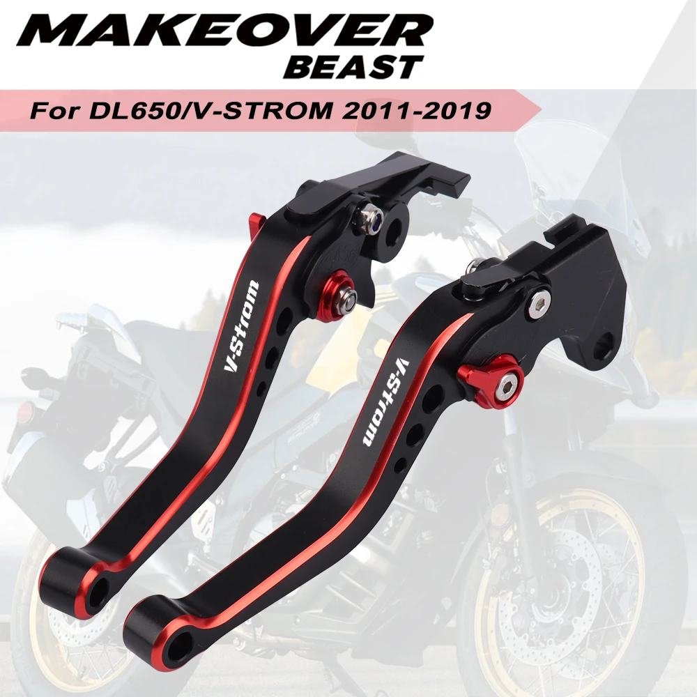 

CNC короткие рычаги тормозной муфты мотоцикла для DL650 V-дополнительный XT DL 650 V Открытый XT 2011- 2019 2020 2021 2022 регулируемый руль