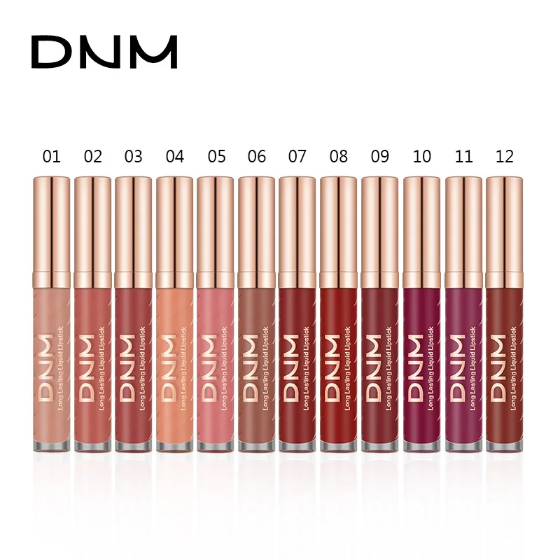 

12 Color Matte Lip Gloss Glitter Red Lipgloss Kit Moisturizer Nutritious Liquid Lipstick Rose Tint Beauty Brand Makeup Cosmetics