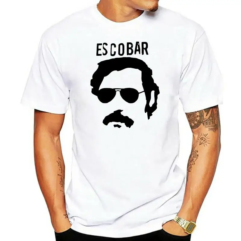 

T Shirt Wholesale Pablo Escobar Cocainer Drug Lord Cocainer Kingpin T Shirt Men'S Crew Neck Short Sleeve Graphic Tees 016160