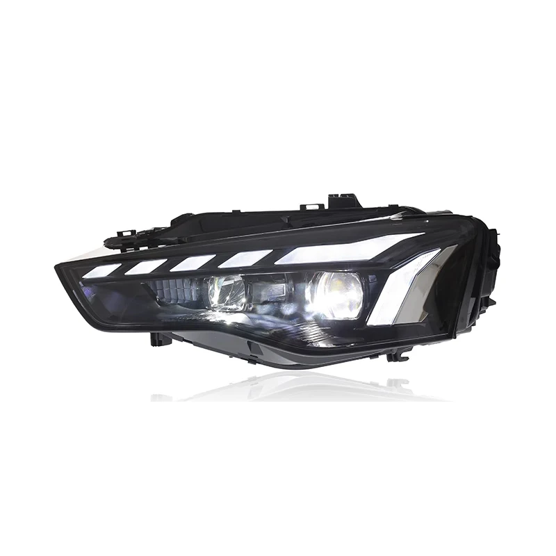 Стайлинг автомобиля фары для Audi A5 2008-2016 новый стиль RS5 полностью светодиодный DRL