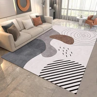 modern minimalist living room rug large parlor sofa and coffee table area mat kids room decoration bedroom bedside square carpet