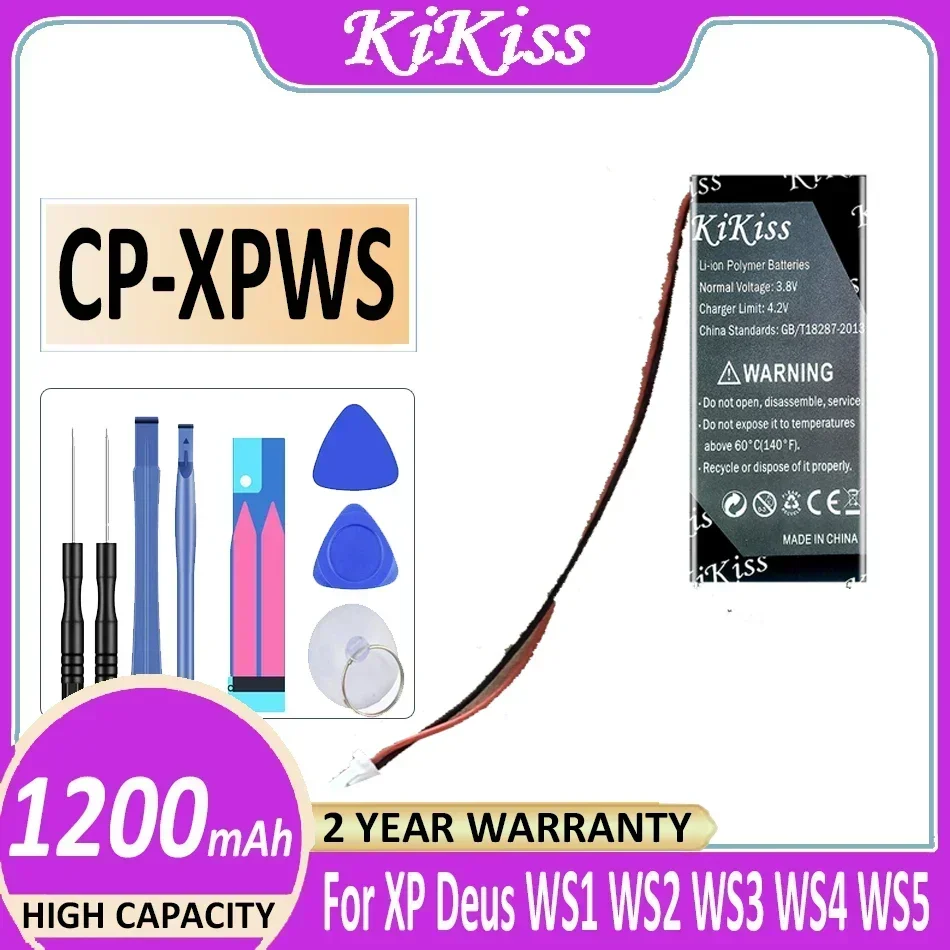 Аккумулятор KiKiss CP-XPWS 1200 мАч для цифровых батарей XP Deus WS5 WS4 WS3 WS2 WS1
