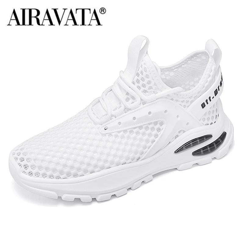 Running Shoes Men Mesh Gym Shoes Cushioned Breathable Casual Sneakers Outdoor Trendy Mens Shoe