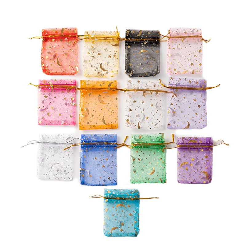 

Сумки для ювелирных изделий органза 50 шт