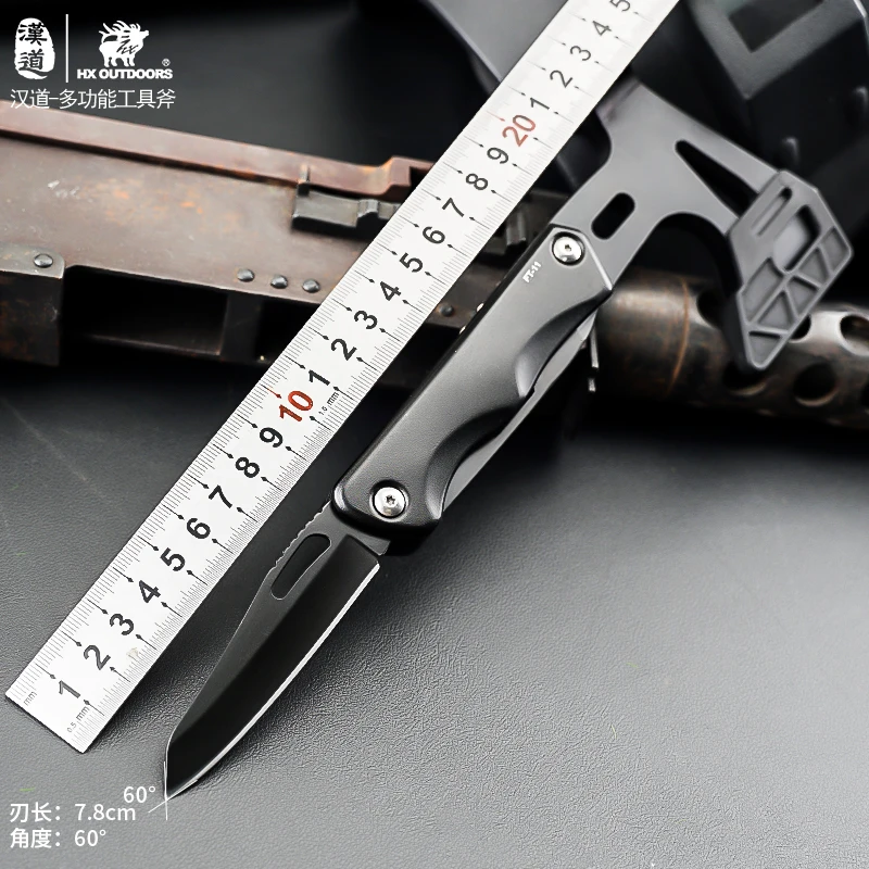 Hx Outdoor 2Cr1 3mov стальной Многофункциональный тактический топор для кемпинга с