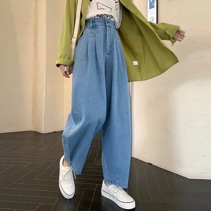 Женские повседневные джинсы-бойфренды Новое поступление 2024 осенняя винтажная