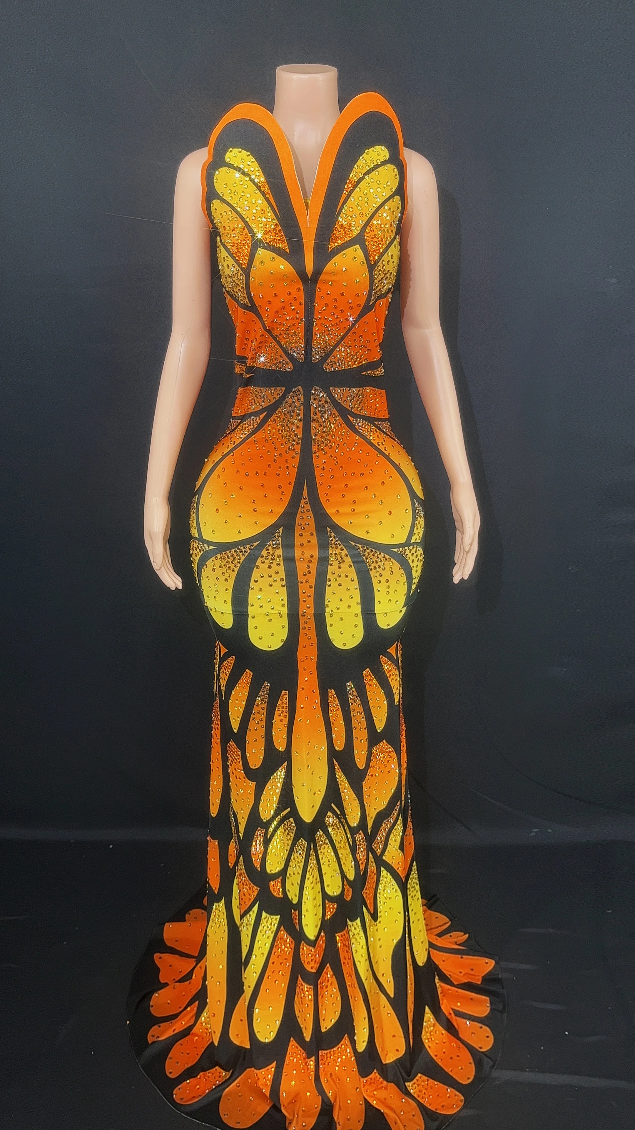 

Женское сексуальное вечернее платье для выпускного вечера, блестящее женское длинное прозрачное платье, одежда для певицы, шоу, сцены, хозяйки