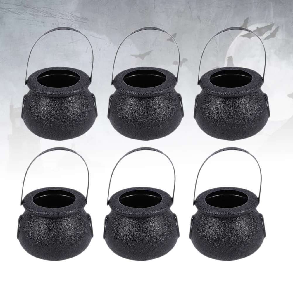 

11pcs Candy Jars Pumpkin Candy Bucket Handheld Candy Kettle Trick Or Treat Bucket Accessory
