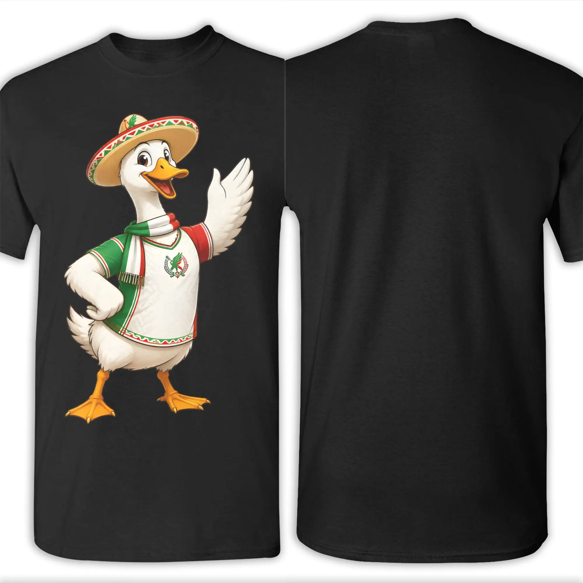 Футболка Merlins the Mexican duck El Pato del Partido Mexico для мужчин и женщин, футболка с круглым вырезом, хлопковая, новинка, одежда (art.: 3920dbd60463f) - 3920dbd60463f