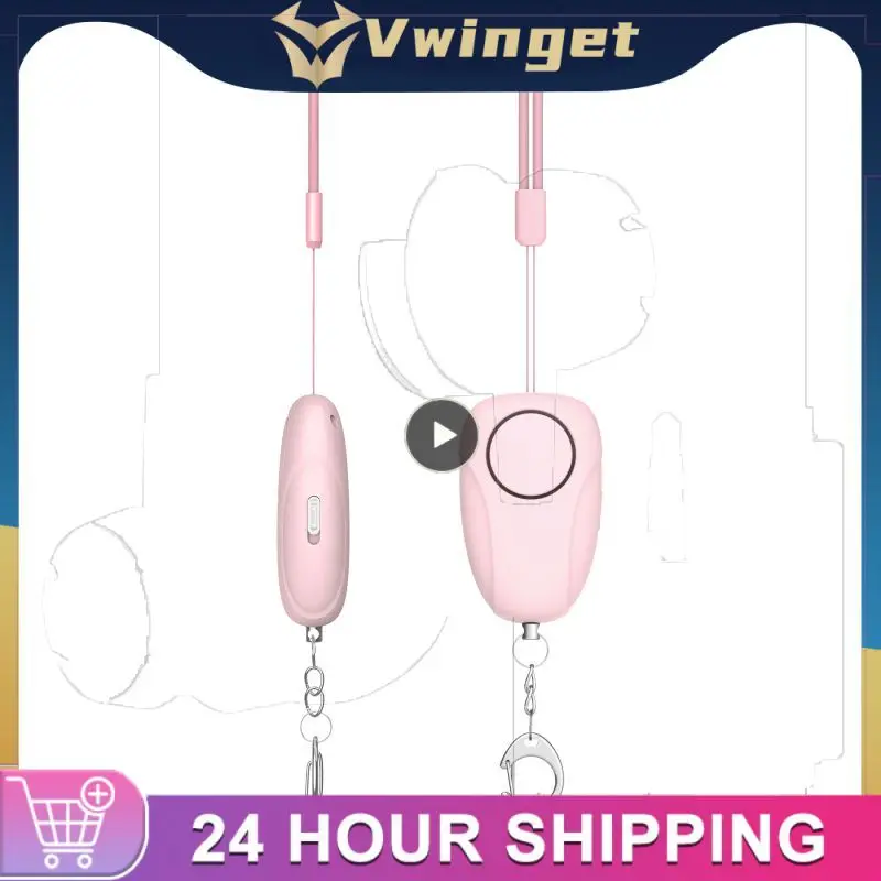 

Personal Self Defense Alarm Protection Chargeable Safety Anti-Wolf Pull Alarm Two Years Of Standby Time RIS 120db For Girl Child