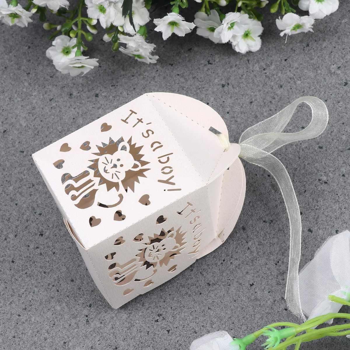 

Box Boxes Favor Wedding Gift Candy Party Hollow Shower Baby Out Paperboy Packaging Chocolate Craft Reveal Genderits A