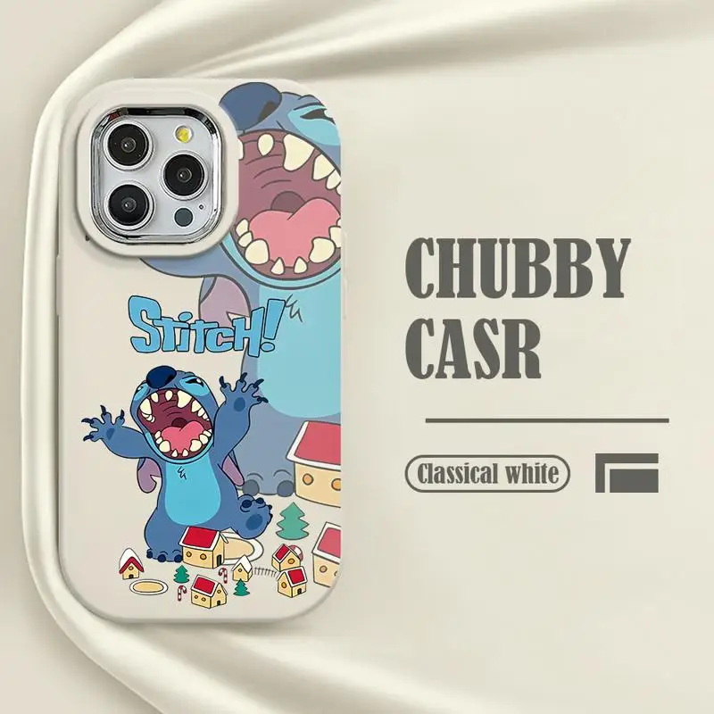 чехол для телефона Apple iPhone 15 14 Pro funda 11 Max 12 Plus 13pro max 15plus 11pro coque Cover Disney Turo Planet Stitch