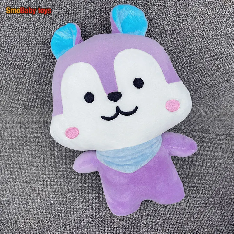 

Kpop Squirrel Doll Plush Kawaii Line Friend Anime Hobby Mang Plush Pillow 2023 New PP Cotton Purple Doll For Kid Birthday Gift
