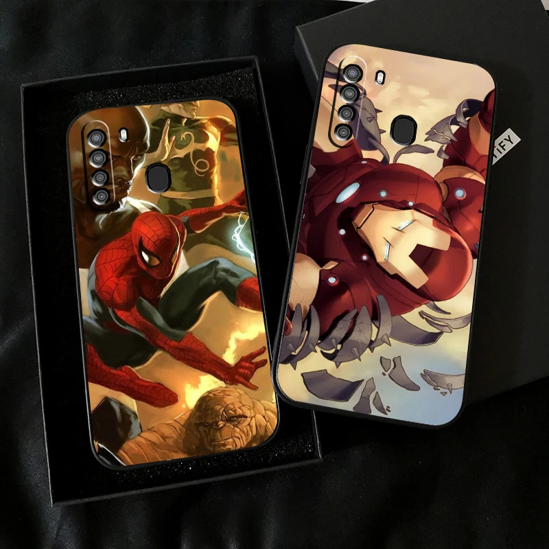 

Marvel Trendy People Phone Case For Samsung Galaxy A32 4G 5G A51 4G 5G A71 4G 5G A72 4G 5G Carcasa Coque Liquid Silicon Funda