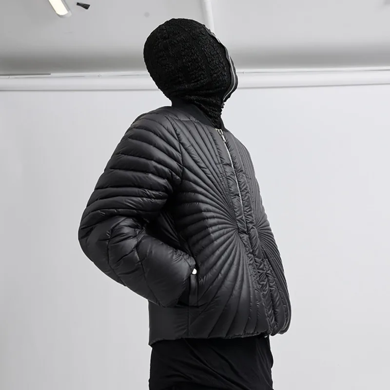 Мужская стеганая парка с капюшоном цвет в ассортименте