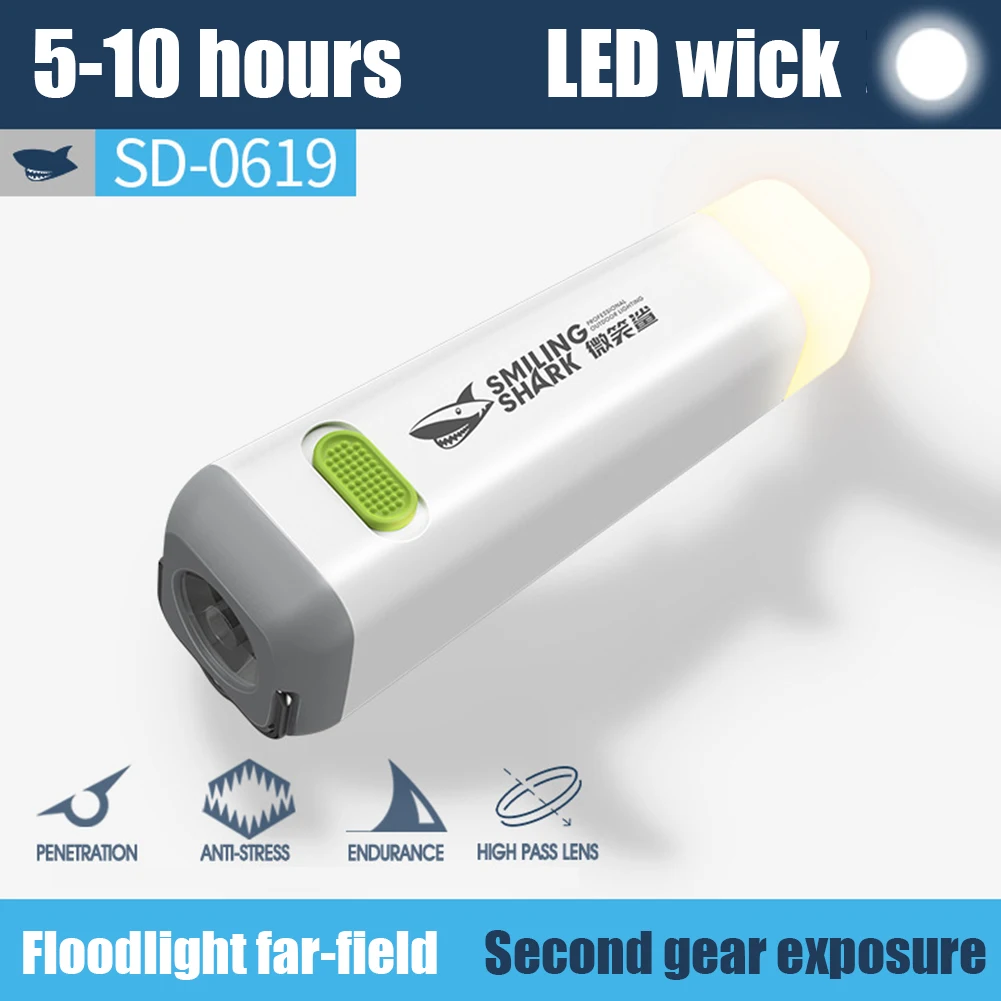 

Torch Highlight USB Rechargeable Outdoor Floodlight LED Waterproof Powerful LED Flashlight 3 Modes for Camping Emergency