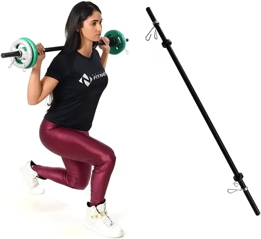 

Barra Body Musculação Treino Academia + Presilhas