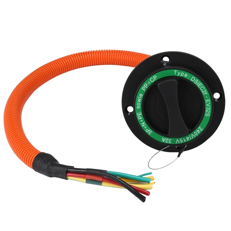 

EV Adapter 32A Three Phase Adapter Electric Vehicles Charging Adapter EV Connector Socket CCS2 Adapter With Line